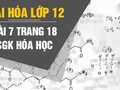 Đáp án bài 7 trang 18 sách giáo khoa hóa học 12