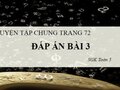 Đáp án bài 3 trang 72 sgk Toán 5 tiết luyện tập chung