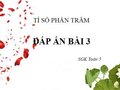 Đáp án bài 3 trang 74 sách giáo khoa Toán 5