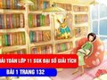 Bài 1 trang 132 sgk Giải tích 11