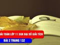 Bài 2 trang 132 sgk Giải tích 11