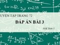 Giải bài 3 trang 72 sgk toán 5 tiết luyện tập