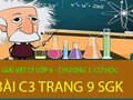 Đáp án bài C3 trang 9 sách giáo khoa môn vật lý lớp 6