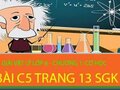 Giải bài C5 trang 13 sgk vật lý lớp 6 