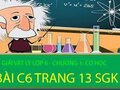 Đáp án bài C6 trang 13 sách giáo khoa môn vật lý lớp 6