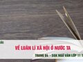 Soạn bài Về luân lí xã hội ở nước ta (Phan Châu Trinh)