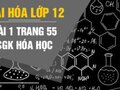 Đáp án bài 1 trang 55 sách giáo khoa hóa học 12