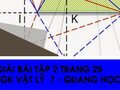 Giải bài 2 trang 25 sách giáo khoa Vật lý  7 - Quang học