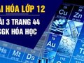 Giải bài 3 trang 44 sách giáo khoa Hóa lớp 12
