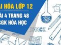 Đáp án bài 4 trang 48 sách giáo khoa hóa học 12