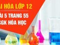 Bài 5 trang 55 SGK Hóa học 12