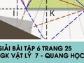 Giải bài 6 trang 25 sách giáo khoa Vật lý  7 - Quang học