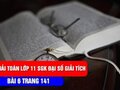 Hướng dẫn giải bài 6 trang 141 SGK đại số và giải tích lớp 11