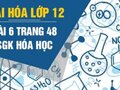 Giải hóa lớp 12: Đáp án bài 6 trang 48 SGK hóa học