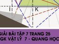 Giải bài 7 trang 25 sách giáo khoa Vật lý  7 - Quang học