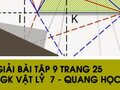 Bài 9 trang 25 SGK Vật lí 7