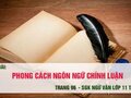 Soạn bài Phong cách ngôn ngữ chính luận
