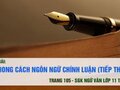 Soạn bài Phong cách ngôn ngữ chính luận (tiếp theo)