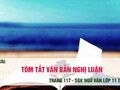 Soạn bài Tóm tắt văn bản nghị luận