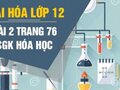 Giải  hóa lớp 12: Đáp án bài 2 trang 76 SGK hóa học