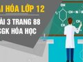 Đáp án bài 3 trang 88 sách giáo khoa hóa học 12