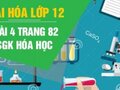 Đáp án bài 4 trang 82 sách giáo khoa hóa học 12