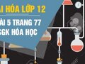 Bài 5 trang 77 SGK Hóa học 12