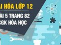 Bài 5 trang 82 Sgk Hóa học 12