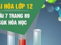 Giải bài 7 trang 89 sách giáo khoa Hóa lớp 12