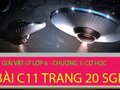 Bài C11 trang 20 sgk Vật lí 6