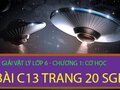 Bài C13 trang 20 sgk Vật lí 6