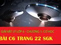 Giải vật lý lớp 6: Đáp án bài C6 trang 22 SGK Vật lý 6