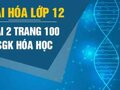 Bài 2 trang 100 SGK Hóa học 12