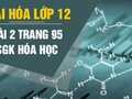 Đáp án bài 2 trang 95 sách giáo khoa hóa học 12