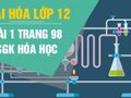 Bài 2 trang 98 SGK Hóa học 12