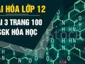 Bài 3 trang 100 SGK Hóa học 12