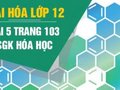 Bài 5 trang 103 SGK Hóa học 12