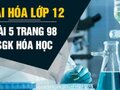 Bài 5 trang 98 sgk Hóa học 12