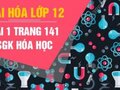 Giải bài 1 trang 141 sách giáo khoa Hóa lớp 12