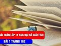 Lời giải bài 1 trang 162 SGK toán đại số và giải tích lớp 11