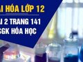 Giải hóa lớp 12: Đáp án bài 2 trang 141 SGK hóa học