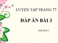 Giải bài 3 tiết luyện tập trang 77 sgk Toán 5