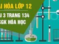 Đáp án bài 3 trang 134 sách giáo khoa hóa học 12