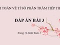Giải bài 3 trang 77 sgk Toán 5 về tỉ số phần trăm