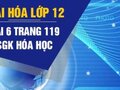 Bài 6 trang 119 SGK Hóa 12