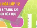 Bài 6 trang 129 sgk hóa 12
