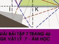 Giải bài 7 trang 46 sách giáo khoa Vật lý 7 - Âm học