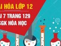 Giải bài 7 trang 129 sách giáo khoa Hóa lớp 12