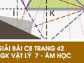Giải bài C8 trang 42 sách giáo khoa Vật lý 7 - Âm học