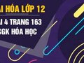 Bài 4 trang 163 sgk hóa lớp 12 - cách làm và đáp án